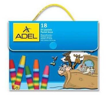 Adel Pastel Boya Takımı Çantalı 18 Renk - 1