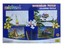 Adeland Boya Eğlen Puzzle M:2 34x24 cm 12+24 Parça - ADEL