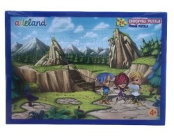 Adeland Çerçeveli Puzzle 33-48 Parça , Dağ Manzara - ADEL