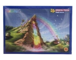 Adeland Çerçeveli Puzzle 33-48 Parça , Gökkuşağı - ADEL
