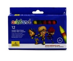 Adeland Jumbo Mum Boya Takımı 12 Renk - ADEL