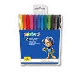 Adeland Keçeli Boya Kalem Takımı 12 Renk - ADEL