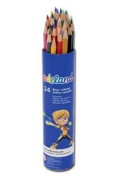 Adeland Kuru Boya Kalem Takımı Metal Tüp 24 Renk - ADEL