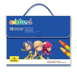 Adeland Pastel Boya Takımı Çantalı 18 Renk - ADEL