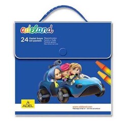 Adeland Pastel Boya Takımı Çantalı 24 Renk - ADEL