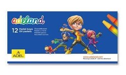 Adeland Pastel Boya Takımı Karton Kutu 12 Renk - ADEL