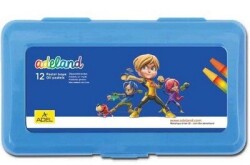 Adeland Pastel Boya Takımı PP Mavi Kutu , 12 Renk - ADEL