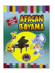 Afacan Boyama 6 - Örnekli Boyama 16 Sayfa - KARATAY YAYINLARI
