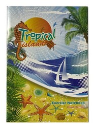 Alfa A4 Karton Kapak Okul Defteri Düz 40 yp - ALFA