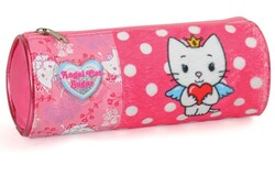 Angal Cat Sugar Peluş Gövde Silindir Kalem Çantası - YAYGAN ÇANTA