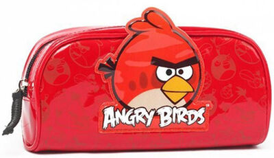 Angry Birds 49256 Tek Bölme Plastik Kalem Çantası - 1