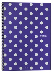 Atlas Candy A4 PP Kapak Spiralli Defter Çizgili 100 yp - 3