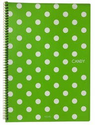 Atlas Candy A4 PP Kapak Spiralli Defter Çizgili 100 yp - 4