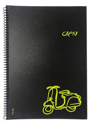 Atlas Capri A4 Spiralli PP Kapak Çizgili Defter 100 yp - 1