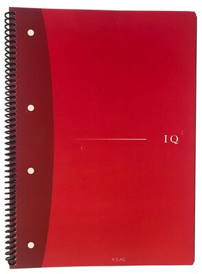 Atlas IQ A4 PP Kapak Spiralli Defter Kareli 80 yp - 1