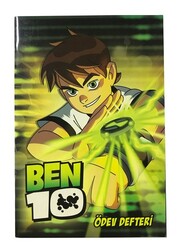 Ben10 A6 Karton Kapak Bloknot Çizgili 30 yp - 2