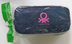 Benetton 87301 Çift Bölme Kalem Çantası - HAKAN ÇANTA