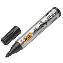 Bic 2000 Permanenet Markör Yuvarlak Uç Siyah 