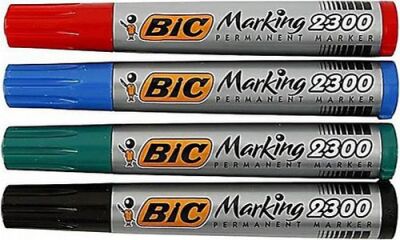 Bic 2300 Permanenet Markör Kesik Uç - 1