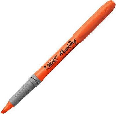 Bic Brite Liner Grip Fosforlu Kalem Turuncu - 1