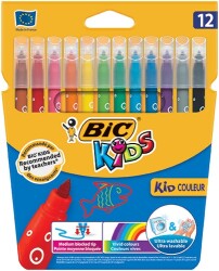 Bic Kid Couleur Keçeli Kalem 12 Renk - BIC
