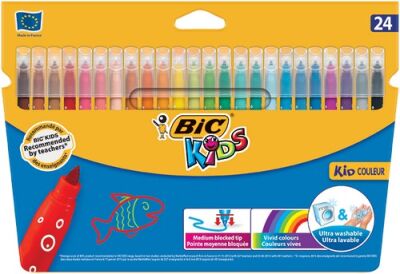 Bic Kid Couleur Keçeli Kalem 24 Renk - 1