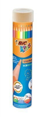 Bic Kids Evolution Kuru Boya Kalemi Metal Tüp 12+1 Renk - 1