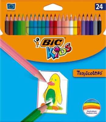 Bic Kids Tropicolors Kuru Boya Kalemi 24 Renk - 1