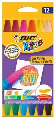 Bic Pastel Boya Takımı Klasik 12 Renk - 1