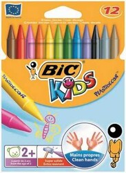 Bic Pastel Boya Takımı Silinebilir 12 Renk - BIC