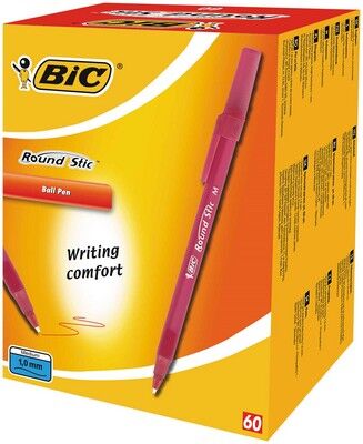Bic Round Stıc Tükenmez Kalem Kırmızı - 3
