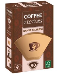 Caffeo Kahve Filtre Kağıdı 1/4 80 li - 1