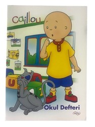 Caillou A4 Karton Kapak Defter Kareli 60 yp - 1