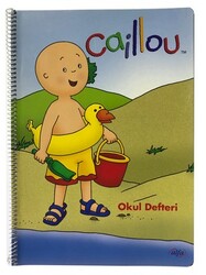 Caillou A4 Karton Kapak Spiralli Defter Çizgili 80 yp - 3