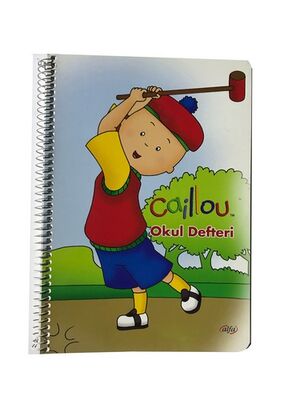 Caillou A5 Karton Kapak Spiralli Okul Defteri Çizgili 80 yp - 3