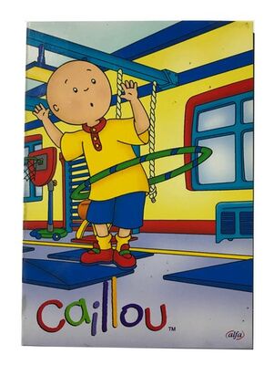 Caillou A6 Karton Kapak Çiftli Cep Bloknot Çizgili + Kareli 40+40 yp - 1