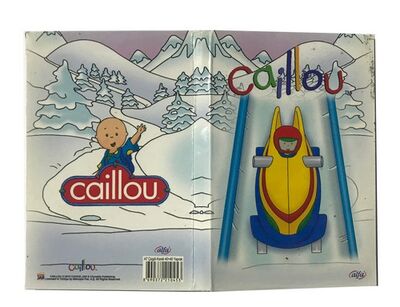 Caillou A7 Karton Kapak Çiftli Cep Bloknot Çizgili + Kareli 40+40 yp - 6