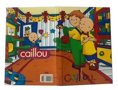 Caillou A7 Karton Kapak Çiftli Cep Bloknot Çizgili + Kareli 40+40 yp - 8