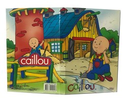 Caillou A7 Karton Kapak Çiftli Cep Bloknot Çizgili + Kareli 40+40 yp - 3