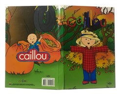 Caillou A7 Karton Kapak Çiftli Cep Bloknot Çizgili + Kareli 40+40 yp - 4