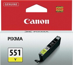 Canon CLI 551 Kartuş Sarı - 1