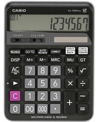 Casio Hesap Makinesi Masaüstü DJ-220 Plus 12 Hane - CASIO