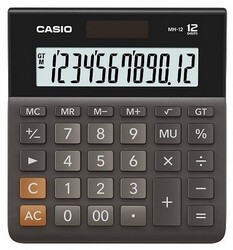 Casio Hesap Makinesi Masaüstü MH-12B 12 Hane - CASIO