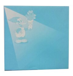 Cats Woody Woodpecker Zarf 8,5x 8,5 cm Mavi - 2