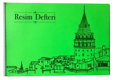 Çınar 33x48 cm PP Kapak Spiralli Resim Defteri 25 yp - 5