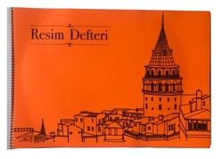 Çınar 33x48 cm PP Kapak Spiralli Resim Defteri 25 yp - 12