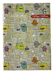 Çınar College Pattern A4 PP Kapak Defter Kareli 60 yp - 4