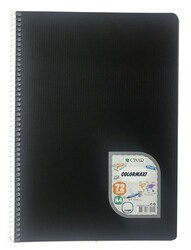 Çınar Colormaxi A4 PP Kapak Spiralli Defter Çizgili 72 yp - 4