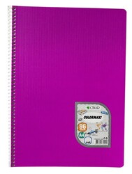 Çınar Colormaxi A4 PP Kapak Spiralli Defter Çizgili 96 yp - 2