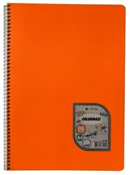 Çınar Colormaxi A4 PP Kapak Spiralli Defter Çizgili 96 yp - 4